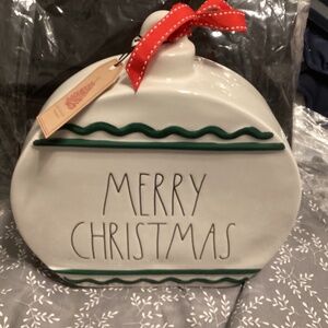 Rae Dunn merry Christmas decor